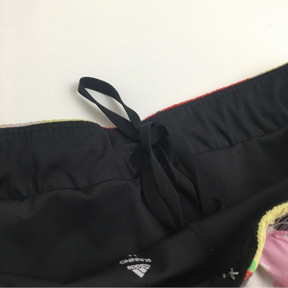 Adidas x Marimekko Running Shorts 2 in 1 Floral Print Medium 8" - Picture 6 of 11